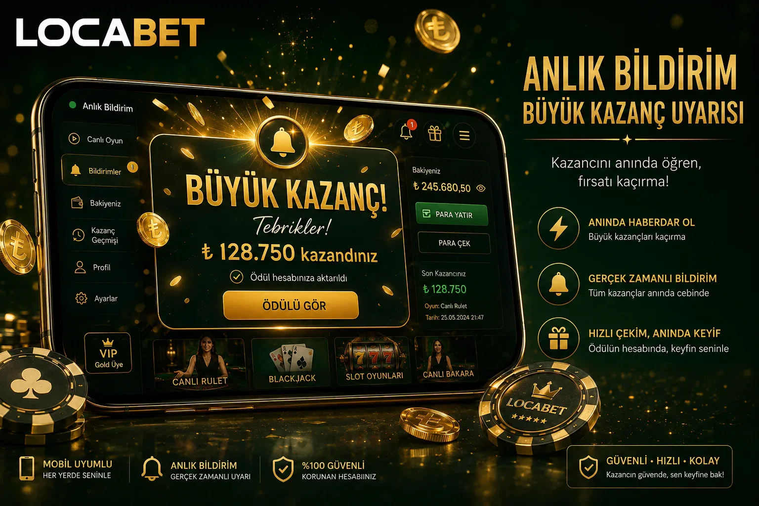 Duyuruları kaçırmamak için takip rehberini simgeleyen mobil bildirim görseli